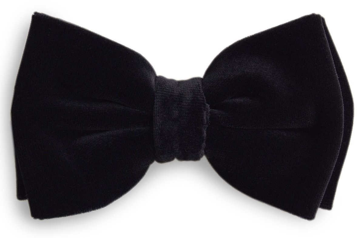 Black Pattern Is One Of The Very Few Exception S To The Black Bow Tie