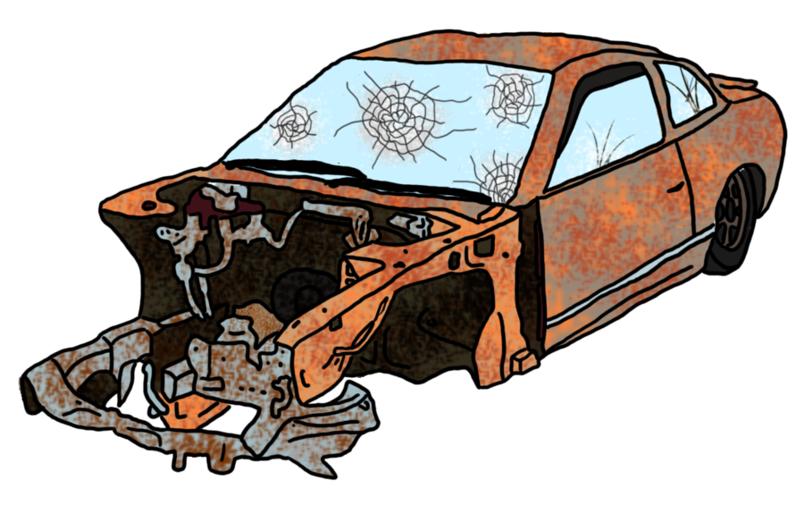 Car Wreck Drawing Car Pictures