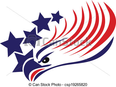Usa Flag Eagle Clip Art Bald Eagle American Flag Logo