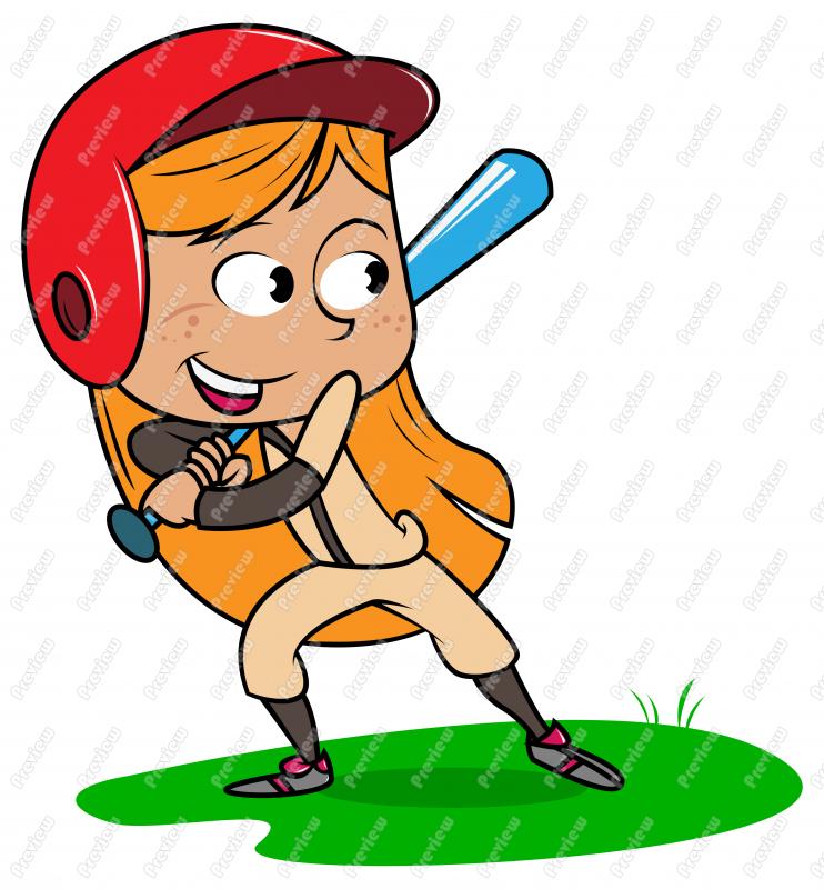 Playing Baseball Clip Art Royalty Free Clipart Vector Cartoon
