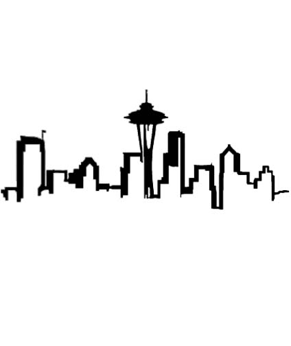 18 Seattle Skyline Outline Free Cliparts That You Can Download To You