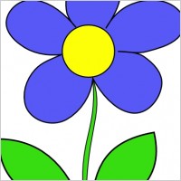 Related Searches For Simple Flower Clip Art