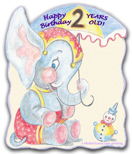 Send A Happy Birthday E Greeting With This Free Clip Art Of A