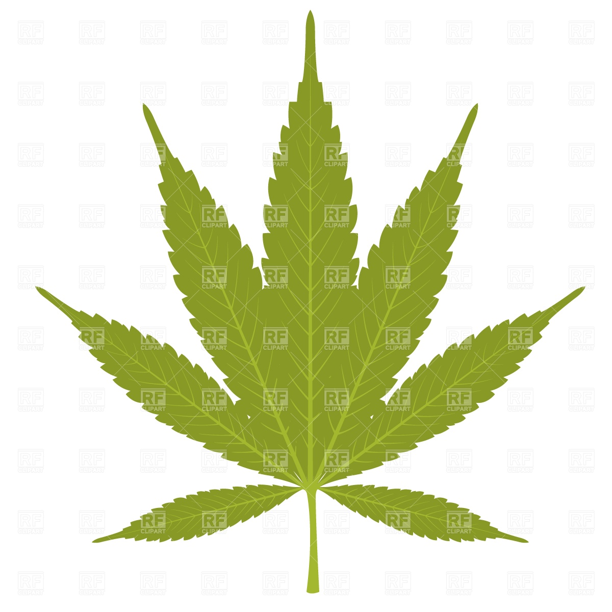 Green Marijuana Leaf Download Royalty Free Vector Clipart  Eps