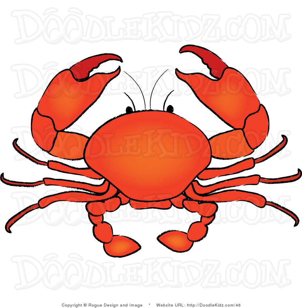 Clip Art Illustration Of A Seafood Crab By Pams Clipart 46 Jpg