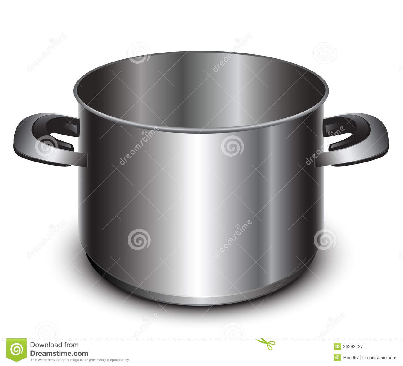 Large Steel Cooking Pot Royalty Free Stock Photography   Image