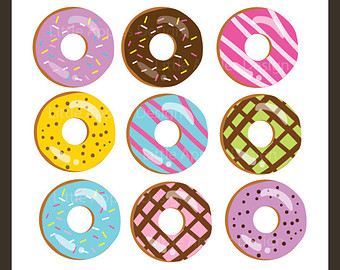 Donut With Sprinkles Clipart Donut Clip Art   Donut Clipart