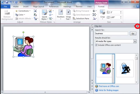 Using Clip Art In Microsoft Word 2010   Software Ask