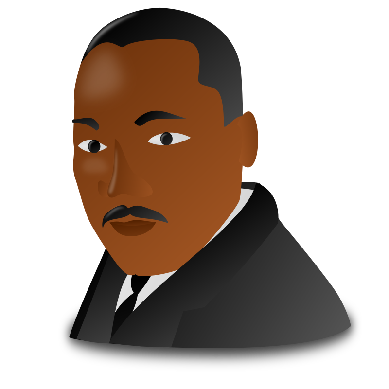 Martin Luther King Jr  Day Icon By Nicubunu   Martin Luther King Jr