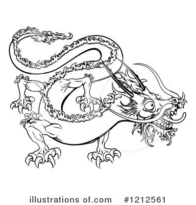 Dragon Clipart  1212561 By Geo Images   Royalty Free  Rf  Stock