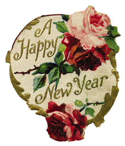 Free Vintage Clip Art   Happy New Year