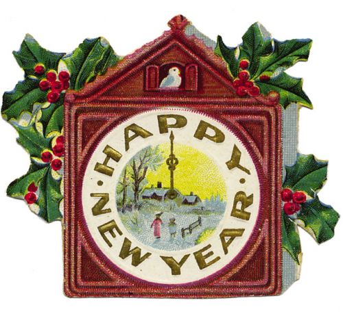 Free Vintage New Years Clip Art On Imgfave
