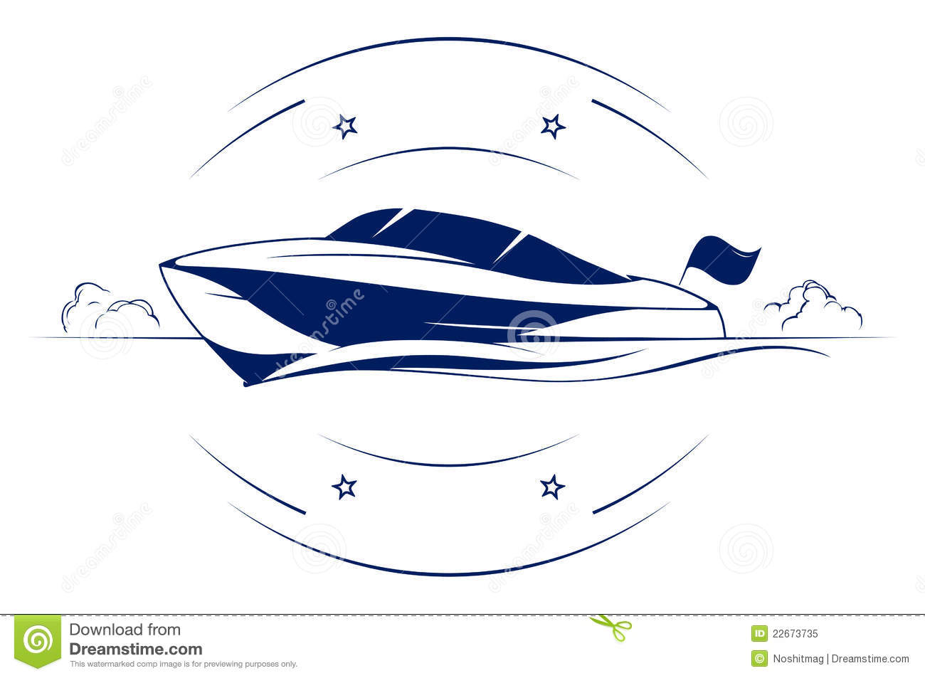 Speed Boat Clip Art Images   Frompo   1