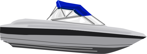 Speed Boat Clipart Medium Size