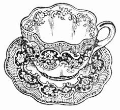 Tea Cup And Saucer Clip Art   Related Searches For Clip Art Tea Cup