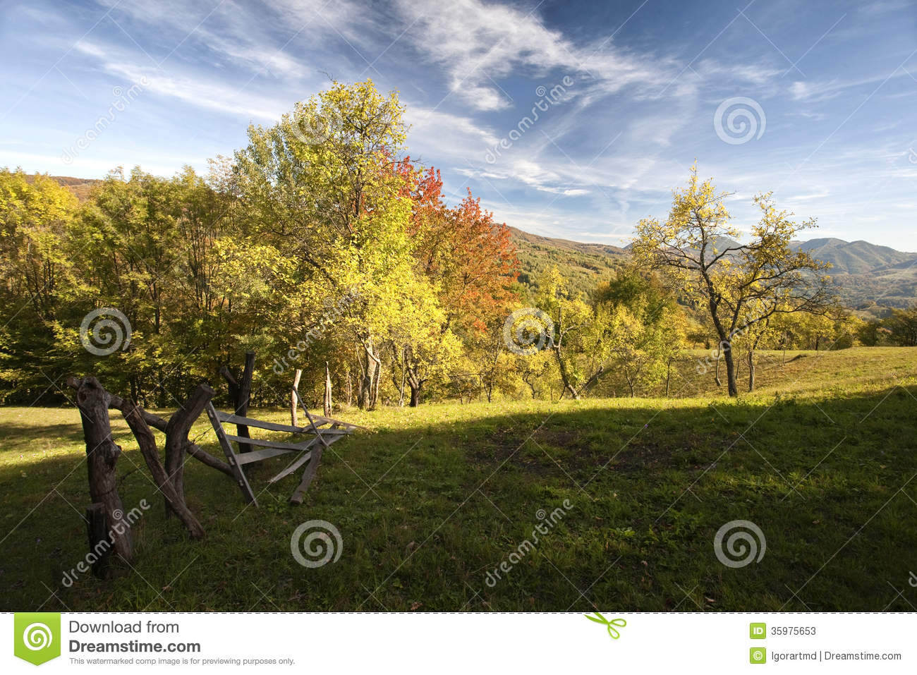 Colorful Mountain Scenes From The Carpathians Of Romania