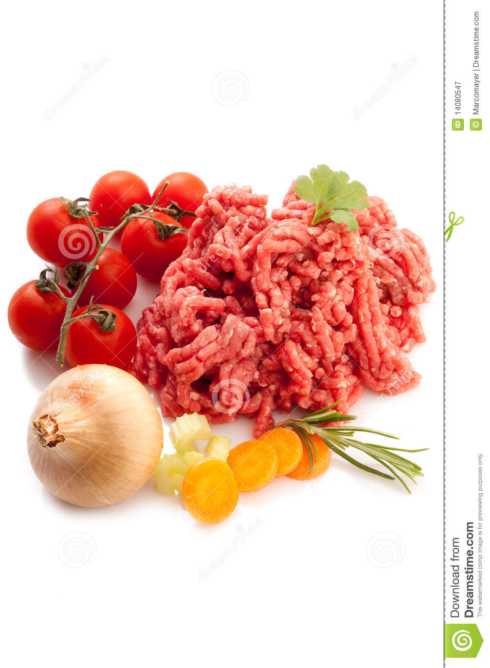 Meat Loaf With Ingredients Royalty Free Stock Photography   Image