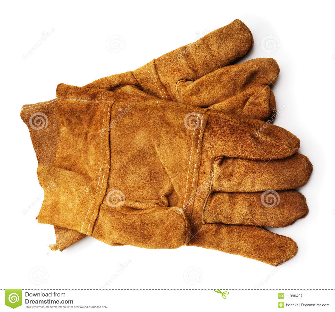 Work Gloves Clipart Leather Work Gloves Isolated