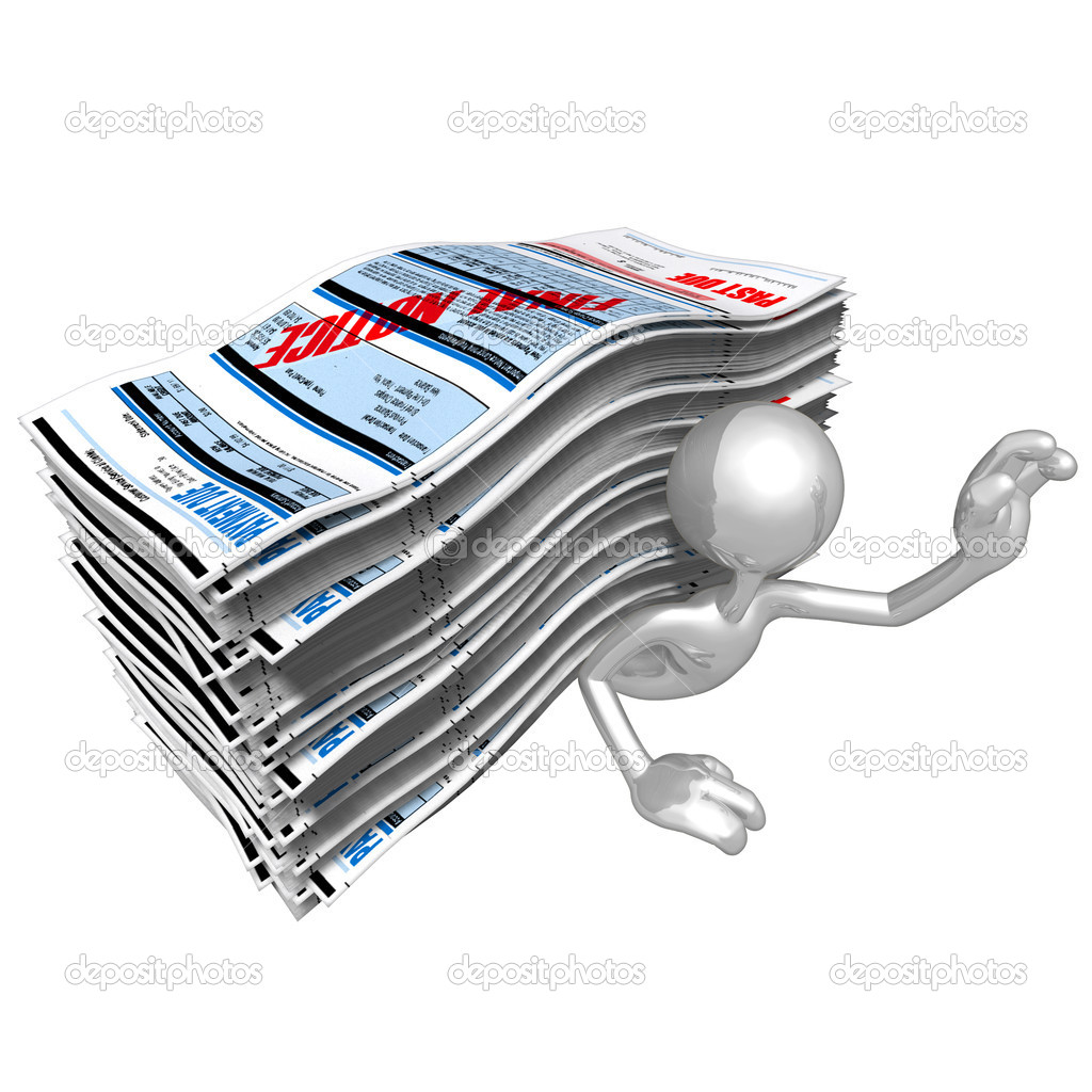 Payment Due Clipart Past Due Bills   Stock Image