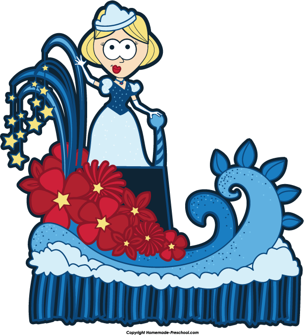 Home Free Clipart July 4th Clipart Beauty Queen Float