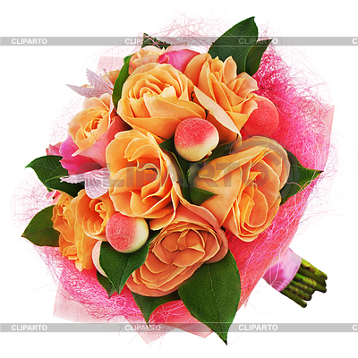 3874678 Colorful Flower Bouquet Of Roses  Jpg
