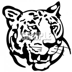 Tiger Clipart Black And White Black And White Tiger Royalty Free