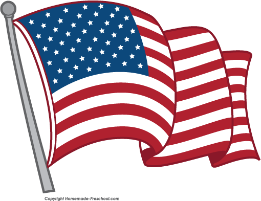 American Flag Clipart Black And White   Clipart Panda   Free Clipart
