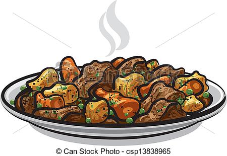 Of Beef Stew With Steamy Vegetables Csp13838965   Search Clipart