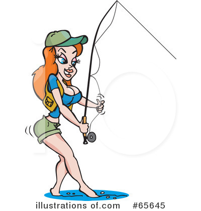 Clipart Fishing Pole  Fishing Clipart  65645 By