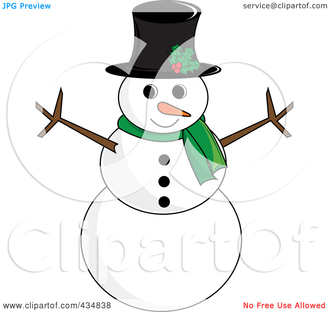 Snowman Scarf And Hat   New Calendar Template Site