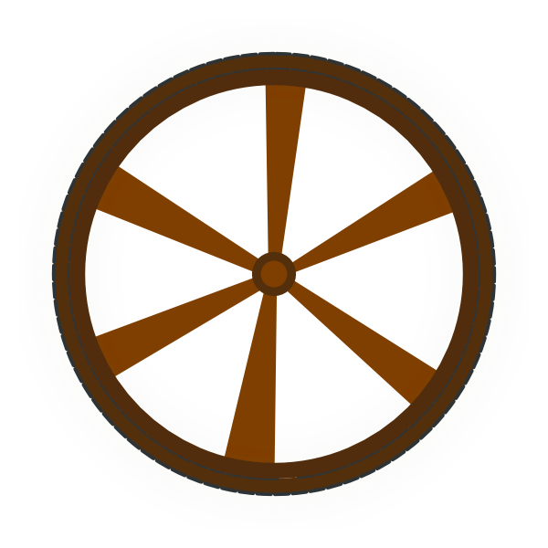 Wagon Wheel Clip Art At Clker Com   Vector Clip Art Online Royalty