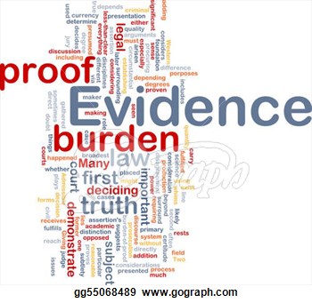 Clip Art   Background Concept Wordcloud Illustration Of Evidence Legal