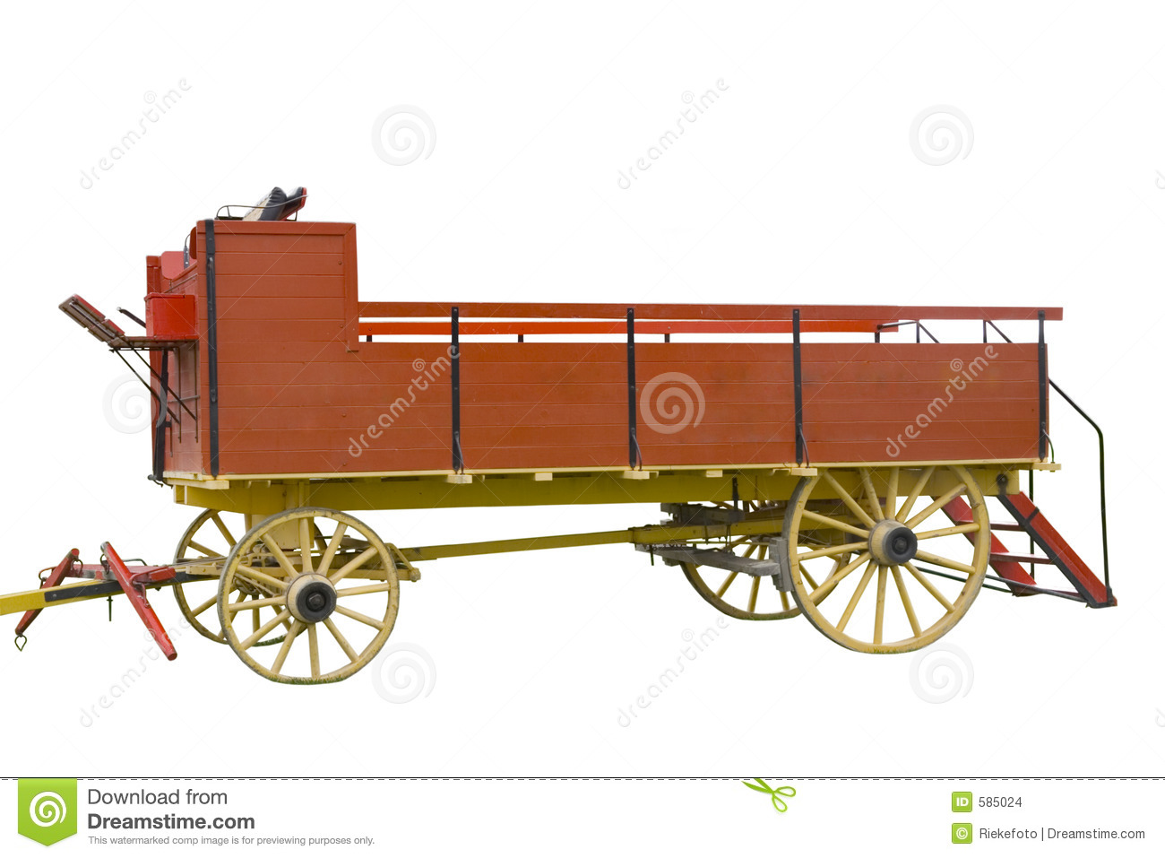 Ancient Hay Cart Stock Images   Image  585024