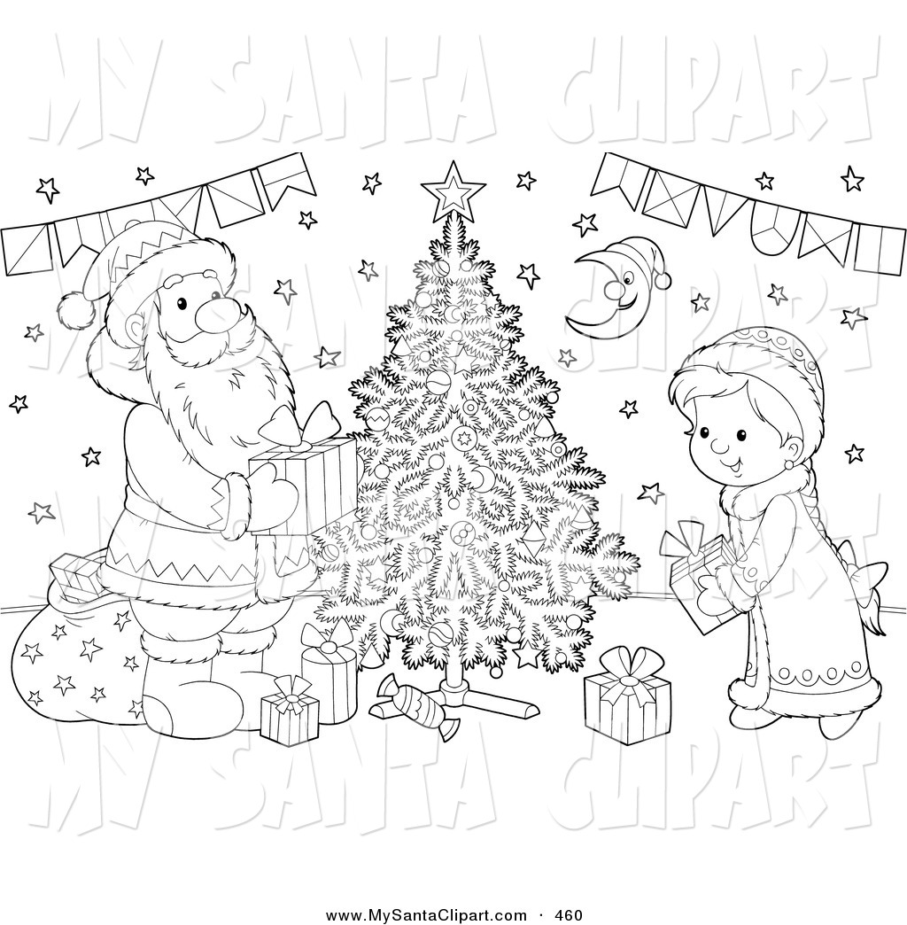 Christmas Animals Coloring Pages Free Quoteko