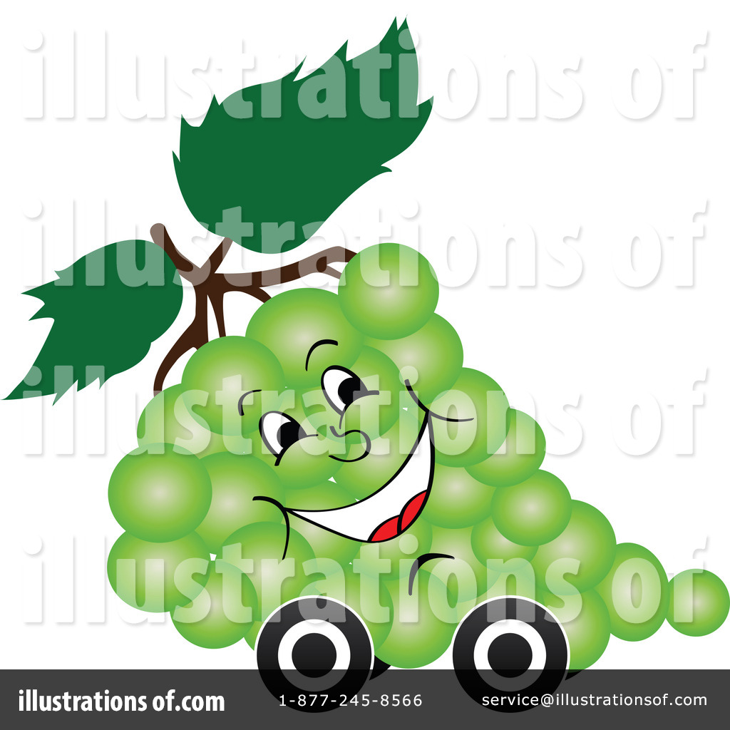 Royalty Free  Rf  Grapes Clipart Illustration By Andrei Marincas