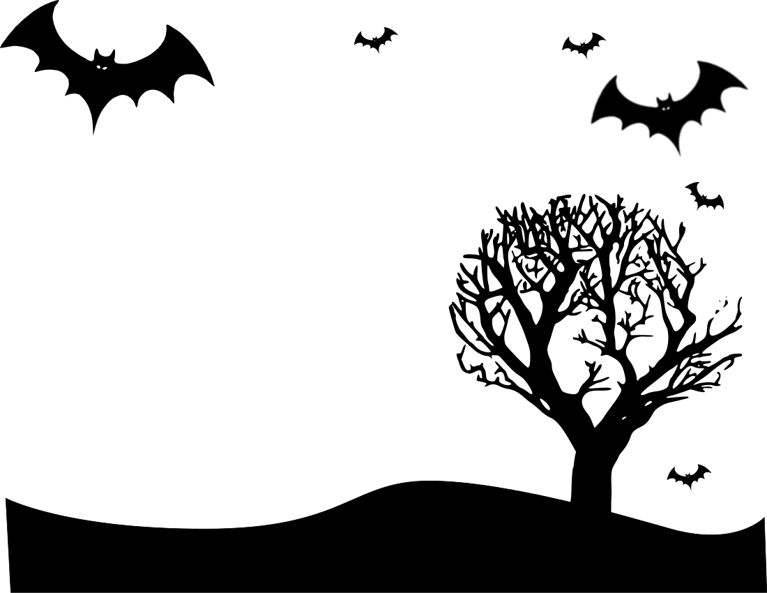 Halloween Landscape Page    Page Frames Holiday Halloween Halloween 3