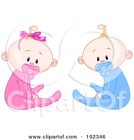Royalty Free  Rf  Clipart Of Twins Illustrations Vector Graphics  1