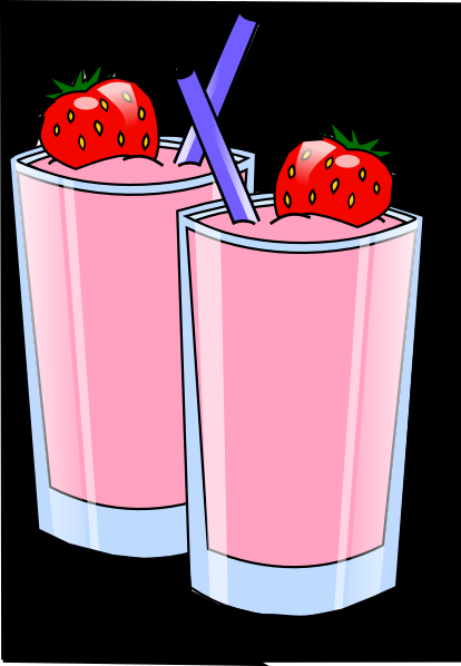 Strawberry Smoothie Clip Art At Clker Com   Vector Clip Art Online
