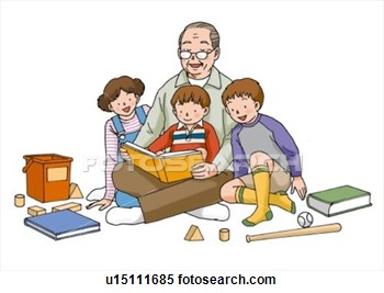 And Grandchildren Illustration Front View U15111685   Search Clipart