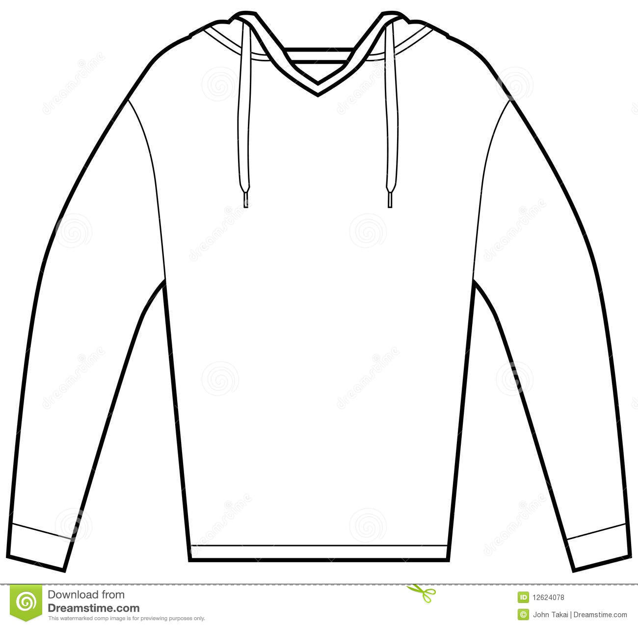 Hooded Pullover Shirt Royalty Free Stock Photos   Image  12624078