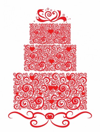 Lacy Wedding Cake Free Vector 3 96mb