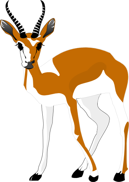 Antelope Clip Art At Clker Com   Vector Clip Art Online Royalty Free