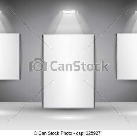 Showroom Panel For Slogan Exposition Or Advertising Of Object Or To