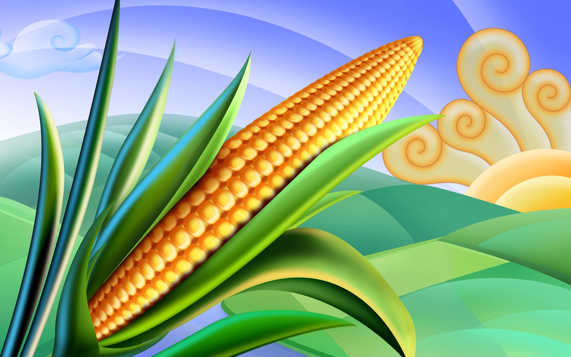 Psd Food Illustrations 3193 Corn Clipart Corn Picture Jpg