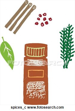 Clipart Of Spices Spices C   Search Clip Art Illustration Murals