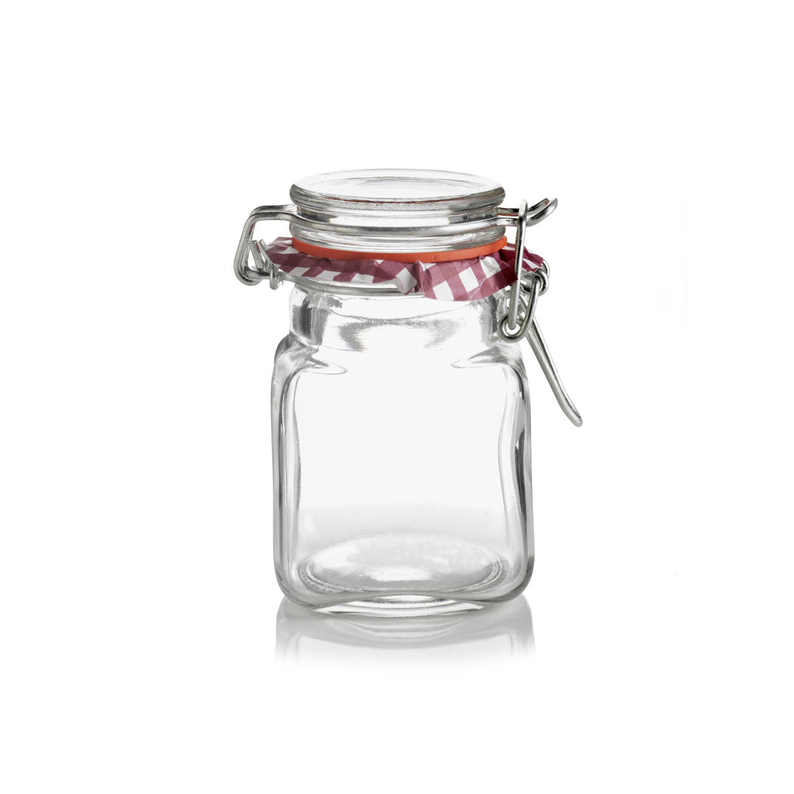 Item Specifics Genuine Kilner Mini Jar Square Glass Clip Top Mini Jar