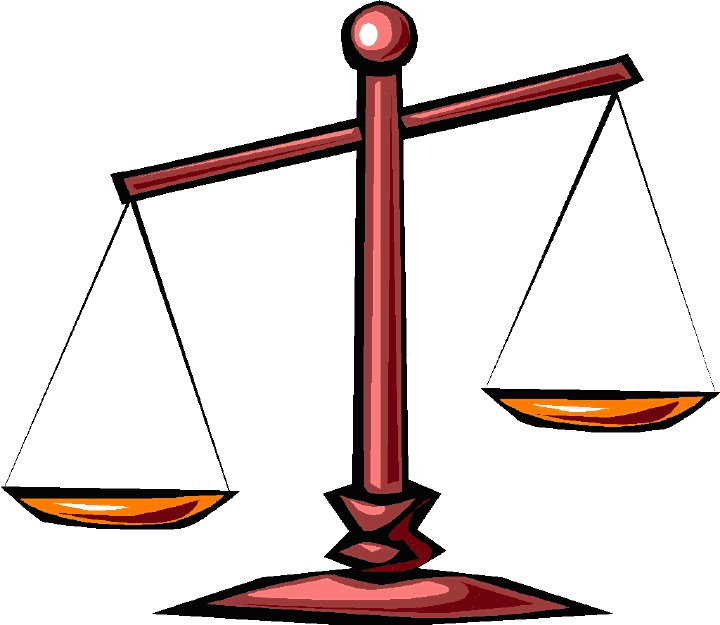 Law Balance Scale   Clipart Best