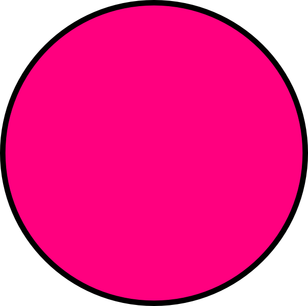 Pink Circle Shape Clipart   Cliparthut   Free Clipart