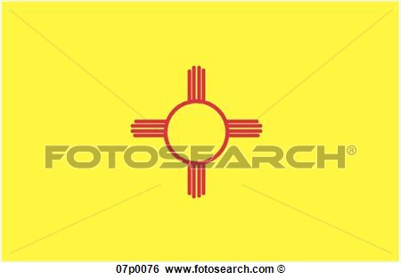 Clip Art   New Mexico Flag  Fotosearch   Search Clipart Illustration