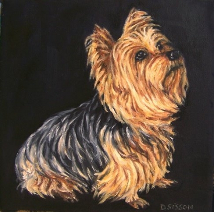 Yorkshire Terrier Oil Painting Dog Pet Art Commissioned Yorkie